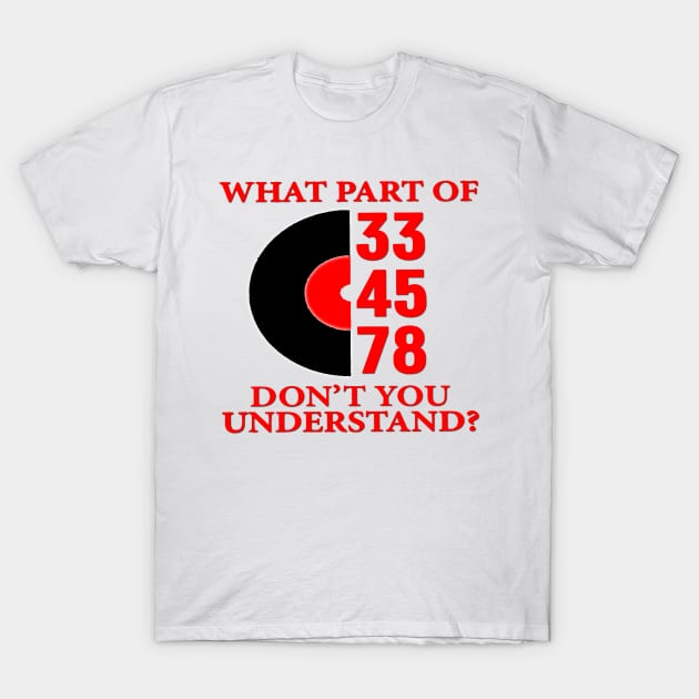 Real Djs Matter, understand! T-Shirt by StrictlyDesigns